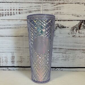 Starbucks 2021 Unicorn Iridescent Bling Holographic Venti Tumbler EUC